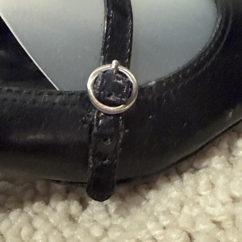 Andrew Geller Black Mary Jane Low Heel Pumps - Picture 6 of 8
